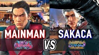 T8  THEMAINMAN (Kazuya) vs SAKACA (Lee)  Tekken 8 High Level Gameplay