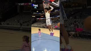 Ja Morant plays with his daughter Kaari