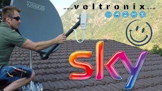 Come montare un antenna parabolica per MySky sul tetto - Soluzione per problemi di ricezione