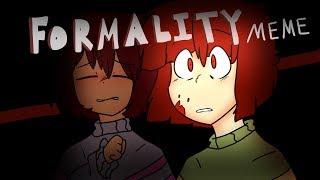 Change the Formality // Undertale animation meme