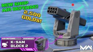 New Shop Air Defense! KSAM Block 2 Review and Full Test | Modern Warships Alpha Test
