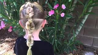 French Fishtail Bubble Braid