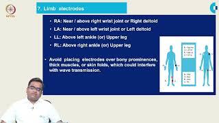 "Recording of a Standard ECG (Lead placements & measurements) "