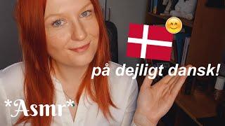 Trying to speak Danish! Jeg prøver at tale dansk! *ASMR* 