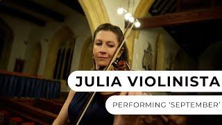Julia Violinista - Performs 'September' - Entertainment Nation