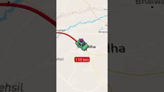 Travel from Mianwali to Lahore - Google map