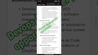 Devops Engineer job opportunity at Infovision #devopsjobs #dailyjobupdates #devopsengineer #itjobs