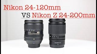 Nikon Z 24-200mm VS Nikon 24-120mm F4. Picture quality, Focus speed and Focus Breathing.