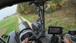 Valtra T154 mit Strautmann Tera-Vitesse 4201 fährt 5. Grünlandschnitt ein |Cabview | POV