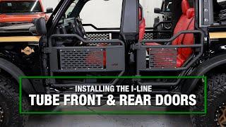 Installing The IAG I-Line Front & Rear Tube Doors For 2021+ Ford Bronco Four Door