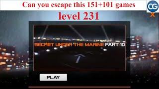 Can you escape this 151+101 games level 231 - SECRET UNDER THE MARINE PART 10 - Complete Game