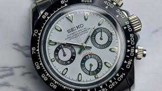 Seiko Mod: Daytona Panda Review! (Seiko VK63 Meca-Quartz Movement) | ModWatches