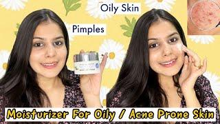 Moms Co Natural Green Tea Face Cream Review | Best Moisturizer For Oily / Acne Prone Skin