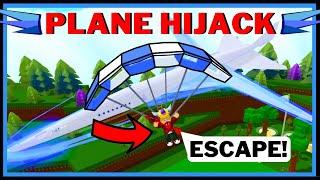 SUPERSONIC HIJACK! (PARACHUTE ESCAPE) In Build A Boat For Treasure ROBLOX