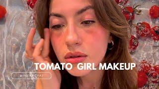 Trying the VIRAL  PINTEREST "TOMATO GIRL" MAKEUP Look   || Inga Ropaj