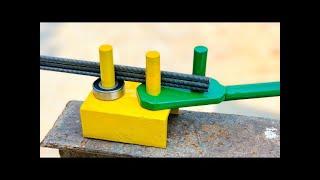 Simple Bending Tricks For Metal Bar || Useful ideas For Metal Bar Bending 2024