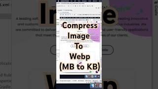 Compress Images | Android Studio | WebP