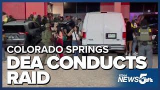 The Moment DEA Agents Conduct Raid in Colorado Springs