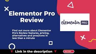 Elementor Pro Review – A WordPress Page Builder #ciroapp