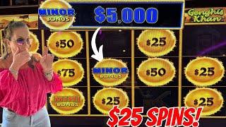 THIS JACKPOT WAS WORTH THE WAIT!!! OMG - Dragon Link Does It Again - $25 Spins!