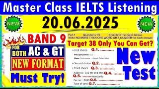 IELTS LISTENING PRACTICE TEST 2025 WITH ANSWERS | 20.06.2025