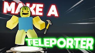 How to MAKE a TELEPORTER in Roblox Studio 2024!