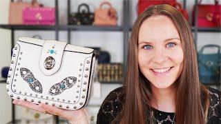 Coach Page Crossbody with Snakeskin & Western Rivets | BAG REVIEW | Coach 86731 | Chalk Coach Bag