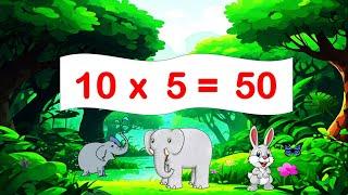 Learn Table of Ten | Tables 1 to 10 | Table of 10 | Basic Math