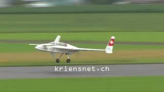 Hard Landing, Long EZ, HB-YDB, Emmen