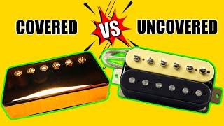 Quick Comparison: Covered VS Uncovered Les Paul Humbucker Pickups | Seymour Duncan 59 Neck JB Bridge