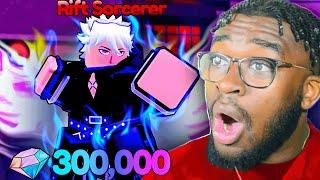 I Spent $300,000 GEMS For Secret GOJO in Anime Defenders