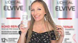 L'OREAL PARIS ELVIVE BOND REPAIR PRE-SHAMPOO TREATMENT REVIEW | OLAPLEX / REDKEN ABC DUPE?