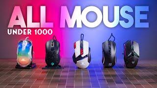 Top Gaming Mouse Under 1000 in 2024 | All Budget Gaming Mouse of 2024 Amazon