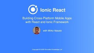 Ionic React Course • Section 1: From React to Ionic