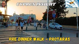 Protaras Cyprus - Pre Dinner Strip Walk.