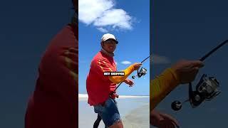 BEST method for catching HUGE FISH from the beach! #fishing