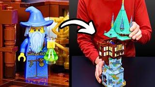 Building Mage's Tower & Army Barracks For My Lego Lion Knights' Castle Diorama