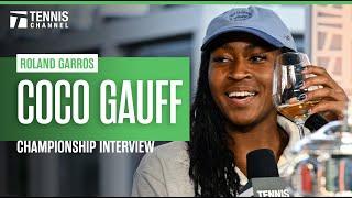 Coco Gauff Shares Emotions After Winning 1st Roland Garros Title | 2025 Roland Garros