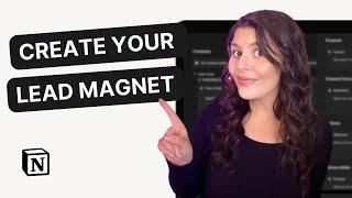 Create Your Own Lead Magnet with Canva and Notion (Free Template)