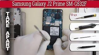 Как разобрать  Samsung Galaxy J2 Prime SM-G532F Разборка и ремонт