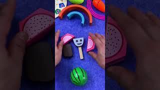 ASMR Cutting wooden fruits|Cutting Velcro Fruit Toys|Cutting watermelon #satisfying#cute#relaxing