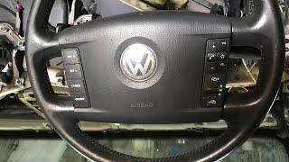 Снимаю Airbag руля Volkswagen Touareg 2002 - 2010 Как снять подушку руля ?