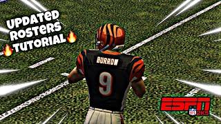 Updated Rosters Tutorial For NFL2K5 (PCXS2) on Xbox Series X Tutorial