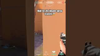 Dominating enemies‍️! #valorant #immortal #gaming #insaneplays #spray #vandal #sage #sentinels