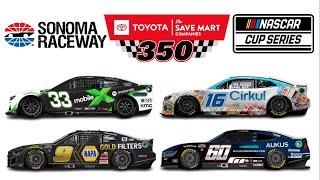 NASCAR Cup Series Paint Scheme Preview for Sonoma