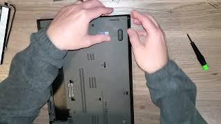 How to Open Remove Base Rear Back Cover of Lenovo ThinkPad T460