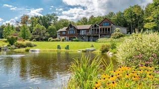 Summit Ridge House | An Elegant Mountain Cabin with Sweeping Views For Sale in Andover, Vermont