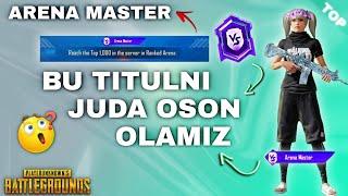  TDMCHIKLAR ORZU QILGAN // ARENA MASTER TITULINI OLAMIZ  PUBG MOBILE