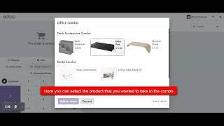 Odoo 17 Combo products