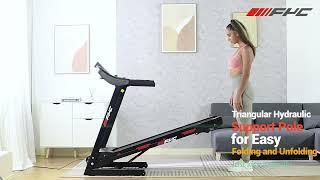 FYC Folding Treadmill 330LBS Weight Capacity, JK88